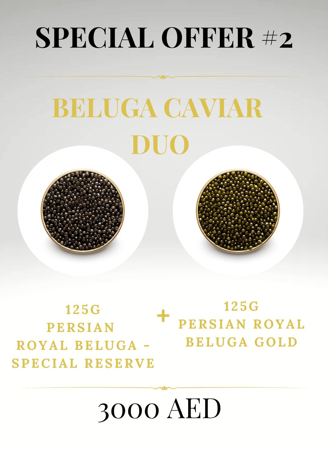 Special Offer #2 - The Caviar Business Dubai