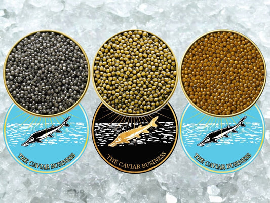 3X 125G PERSIAN CAVIAR TRIO - The Caviar Business Dubai