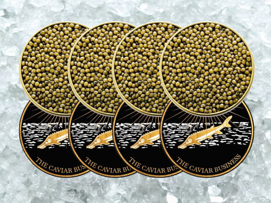 4x125g (500g total) ROYAL BELUGA GOLD CAVIAR